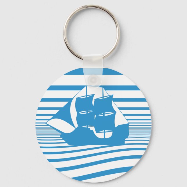 Sailing ship keychain (Front)