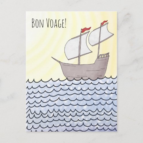 Sailing Ship Postcard