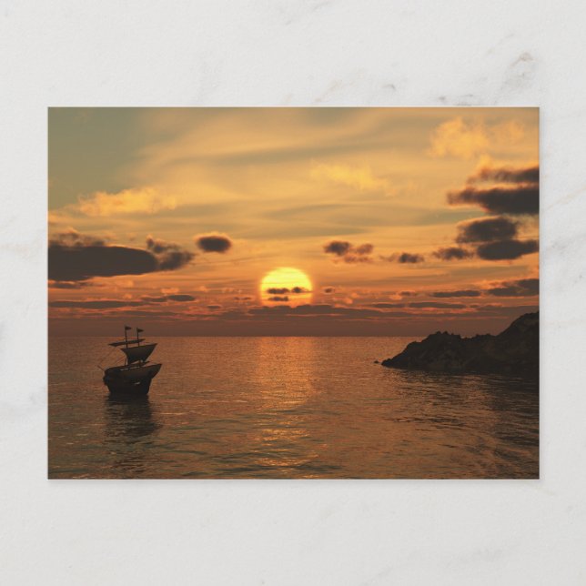 Sailing Ship Postcard (Front)