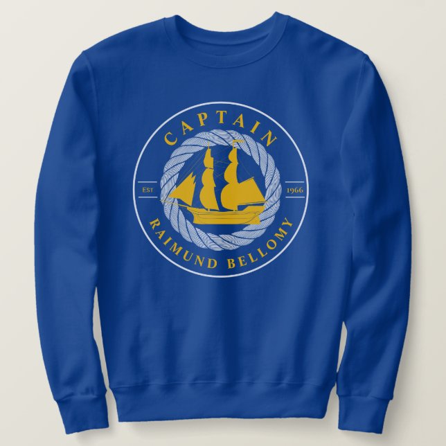 Sailing Ship Sweatshirt (Design Front)