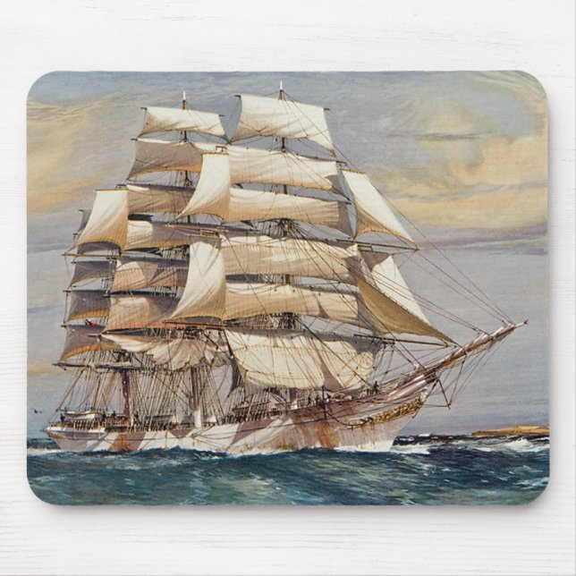 Sailing ship Thomas Stephens Mouse Pad (Front)