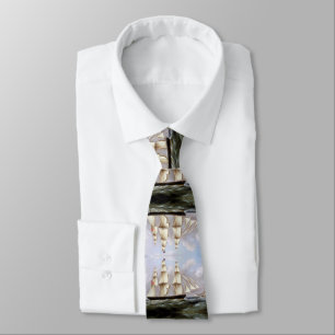 Sailing Ship Woolloomooloo 1850 Neck Tie