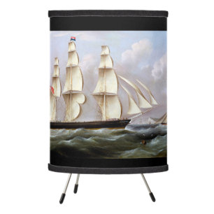 Sailing Ship Woolloomooloo 1850 Tripod Lamp