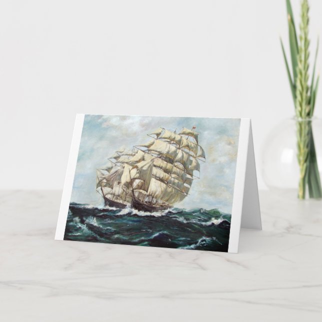 Sailing Ships Card (Front)
