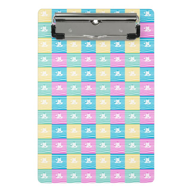Sailing ships pattern mini clipboard (Front)