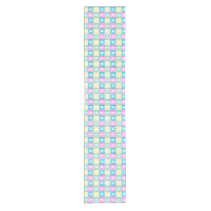 Sailing ships pattern short table runner