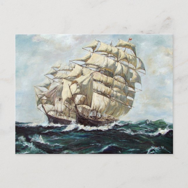 Sailing Ships Postcard (Front)