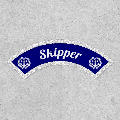 Sailing skipper patch