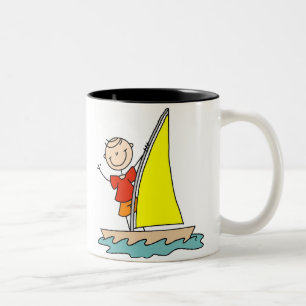Sailing Stick Figure Mug