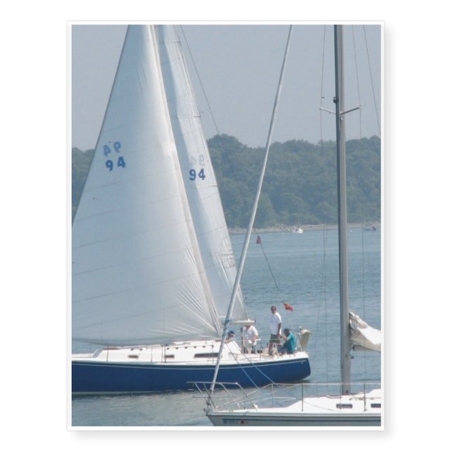 Sailing Temporary Tattoos (Front)