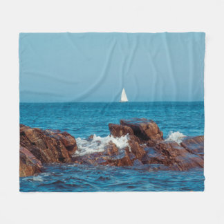 Sailing the Atlantic Fleece Blanket