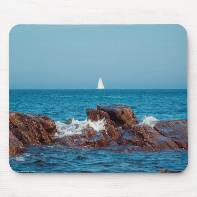 Sailing the Atlantic Mouse Pad (Front)