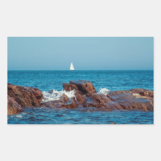 Sailing the Atlantic Rectangular Sticker
