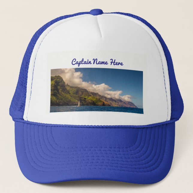 Sailing The Coastline Trucker Hat (Front)