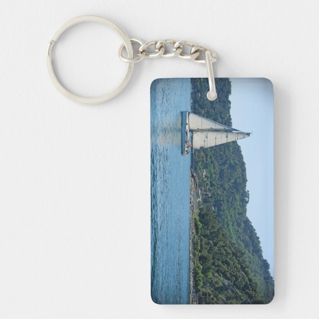 Sailing the Italian Riviera Keychain (Front)