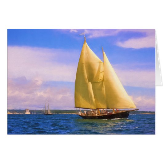 Sailing The Sound Cards (Front Horizontal)
