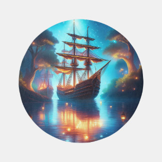 Sailing Through the Mysterious Land Rug