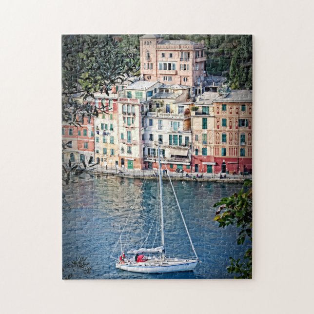 Sailing to Portofino, Italia Puzzle (Vertical)