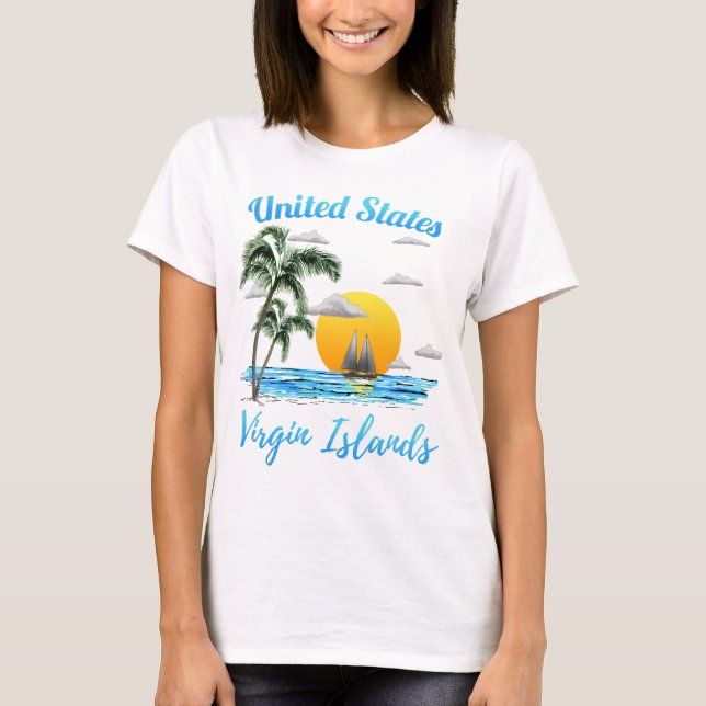 Sailing U.S. Virgin Islands T-Shirt (Front)
