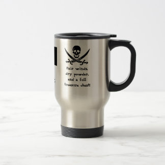 Sailing Under the Black Flag! Travel Mug