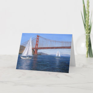 "Sailing Under the Golden Gate" Card