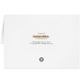 Sailing Vessel Tranquility Base at anchor Cards (Back Horizontal)
