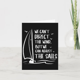 Sailing Wind Adjust The Sail's Boating - Sailboat Card