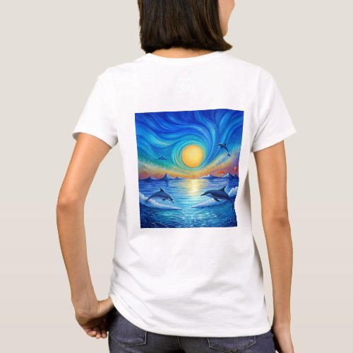 Sailing with Dolphins T_Shirt