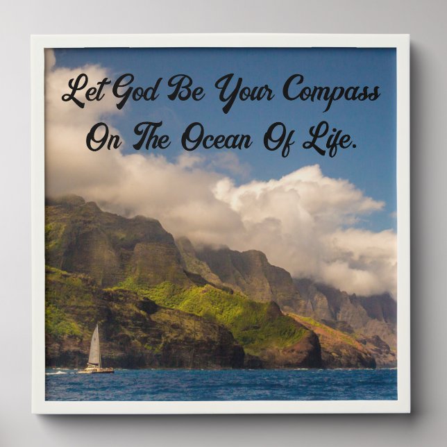 Sailing With God Photo Tile (Front Set)