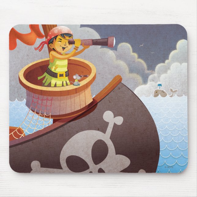 Sailing with Pirates Mouse Pad (Front)