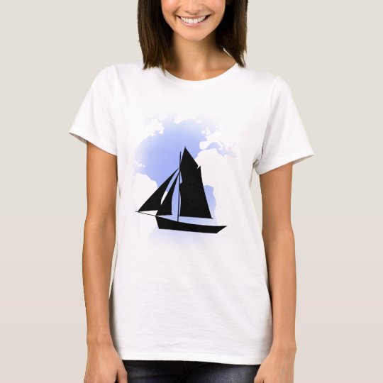 Sailing World Sail Boat Ladies Spaghetti Top