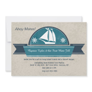 Sailing Yacht Invitation