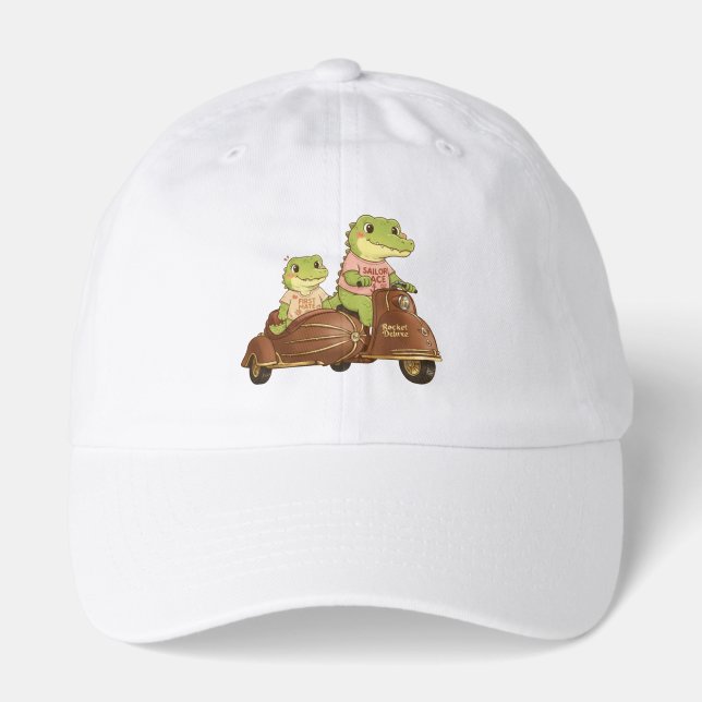 Sailor Ace and First Mate Gator Duo - Retro Advent Hat (Front)
