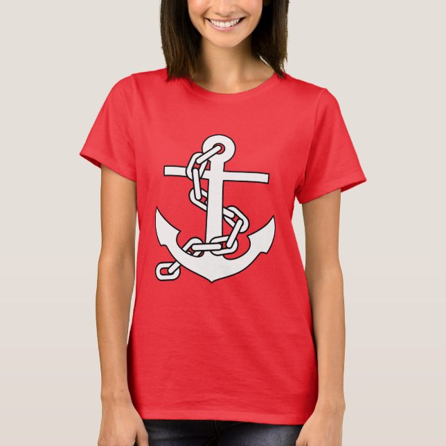 Sailor Anchor Ladies Shirt (Front)