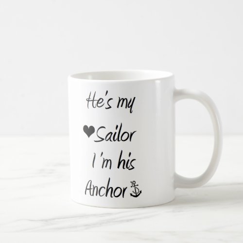 Sailor and Anchor mug
