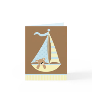 Sailor Baby Bear Card