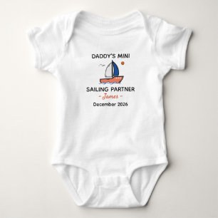 Sailor Baby Daddy’s Mini Sailing Partner - Boating Bodysuit