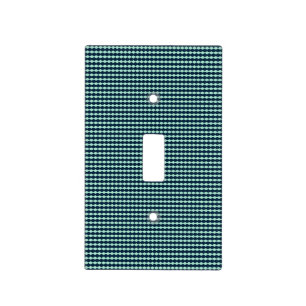 Sailor Blue and Mint Repeat Diamond Pattern Light Switch Cover