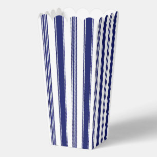 Sailor Blue & White Stripes Favor Boxes