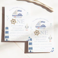 Sailor Boat Boy 1st Birthday