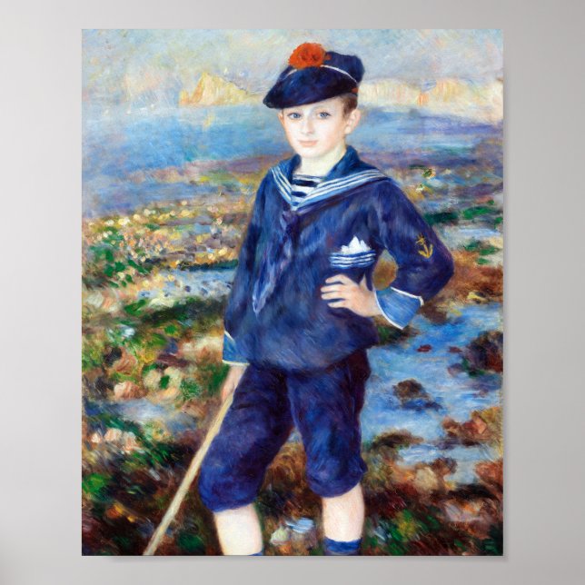 Sailor Boy by Pierre-Auguste Renoir Poster (Front)