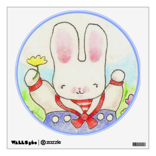 Sailor Bunny wall decal