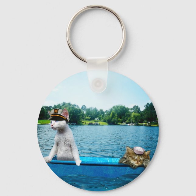 Sailor Cats Keychain (Front)