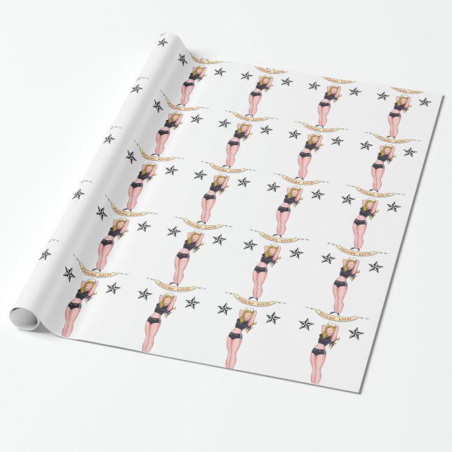 Sailor-Cherie Wrapping Paper (Unrolled)