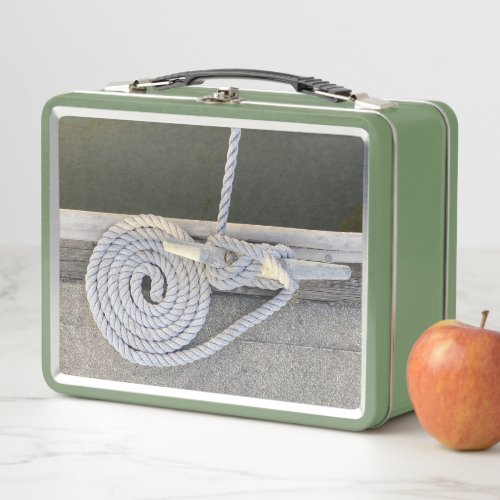 Sailor Cleat Hitch Metal Lunchbox