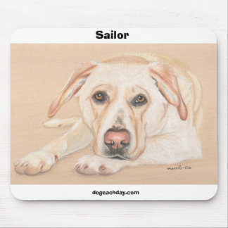 Sailor, dogeachday.com mouse pad