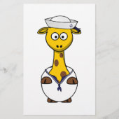 Sailor Giraffe Cartoon (Front)