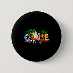 Sailor Gnome Cruise Life Summer Vacation Beach Boa Button
