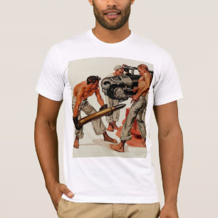 Sailor Hunks Loading The Big Gun T-Shirt