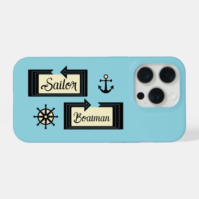 Sailor iPhone Case (Back Horizontal)